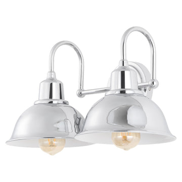 Frisco Farmhouse Industrial Iron LED Vanity - JONATHAN Y